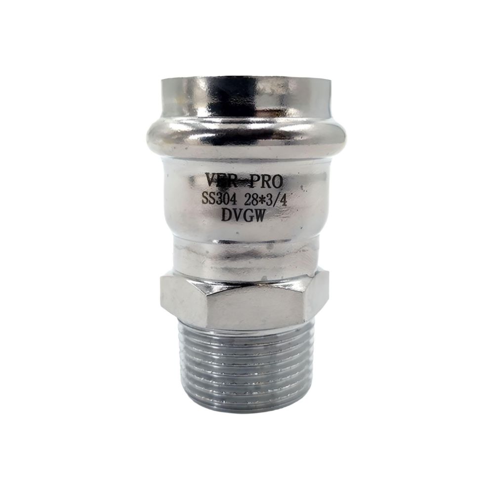 Переход пресс нерж. сталь НР D 22x1/2"