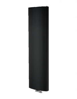 Дизайн-радиатор Jaga Iguana Arco H180 L041. Цвет: чёрный с оттенком