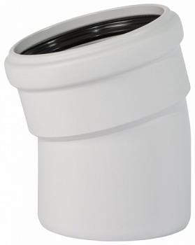 Отвод для бесшум. канализации SKB DN100*15*