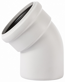 Отвод для бесшум. канализации SKB DN100*45*